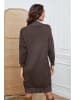 So Cachemire Strickkleid "Linoa" in Braun