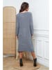 So Cachemire Strickkleid "Marwel" in Grau