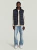 G-Star Doorgestikte bodywarmer donkerblauw