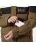 Helly Hansen Ski-/ Snowboardjacke "Diamond" in Khaki/ Creme