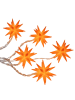 Hollybell LED-Lichterkette in Orange - Ø 6 cm