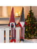 Hollybell 2er-Set: Weihnachtswichtel in Rot/ Grau - (L)9 x (B)17 x (H)60 cm