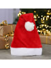 Hollybell 2er-Set: Weihnachtsmützen in Rot - (L)42 x (B)30 cm