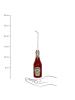 Kersten Kerstboomversiering "Ketchup" rood - (H)14 cm