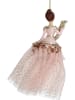 Kersten Ozdoba choinkowa "Lady" w kolorze jasnoróżowym - wys. 15,6 cm