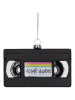 Kersten Kerstboomversiering "Video Tape" zwart - (B)11,5 cm