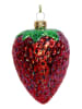 Kersten Baumschmuck "Strawberry" in Rot/ Rosa - (H)10 cm