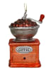 Kersten Kerstboomversiering "Coffee Grinder" bruin - (H)9,7 cm