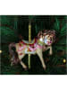 Kersten Kerstboomversiering "Carousel Horse" meerkleurig - (H)12,5 cm