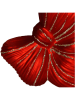 Kersten Kerstboomversiering "Bow Glass" rood - (H)8,5 cm