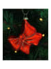 Kersten Ozdoba choinkowa "Bow Glass" w kolorze czerwonym - wys. 8,5 cm