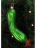 Kersten Kerstboomversiering "Courgette" groen - (H)13,5 cm