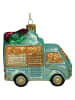 Kersten Ozdoba choinkowa "Bread Delivery Van" w kolorze turkusowym - wys. 12 cm
