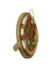 Kersten Kerstboomversiering "Italian Pizza" meerkleurig - Ø 10,4 cm