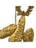 Kersten Kerstboomversiering "Hanging Bird" goudkleurig - (H)21 cm