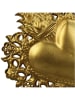 Kersten Kerstboomversiering "Burning Heart" goudkleurig - (H)13 cm