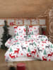 Colourful Cotton Beddengoedset wit/rood/groen