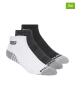 Skechers 3-delige set: sokken wit/zwart/antraciet