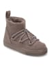 INUIKII Leder-Winterboots "Classic" in Beige/ Braun