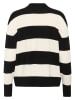 Kaffe Poloshirt crème/zwart