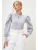 Trend Alaçatı Stili Blouse grijs