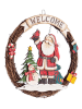 Bizzotto Decohanger "Santa" meerkleurig - Ø 31 cm