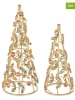 Bizzotto 2er-Set. Dekofiguren in Gold
