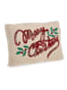 Bizzotto Kissen "Christmas" in Beige - (L)32 x (B)45 cm