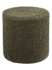 House Nordic Poef "Ejby" kaki - (H)36 x Ø 34 cm