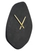 House Nordic Wanduhr "Vienna" in Schwarz - (B)38 x (H)45 cm