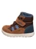 Primigi Leder-Boots in Camel/ Dunkelblau