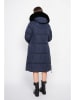 ASSUILI Płaszcz pikowany w kolorze granatowym