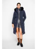 ASSUILI Steppmantel in Dunkelblau