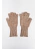 ASSUILI Rękawiczki w kolorze beżowym