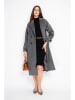 ASSUILI Płaszcz przejściowy w kolorze szarym