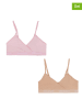 Converse 2-delige set: bustiers beige/lichtroze