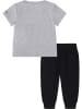Converse 2-delige outfit grijs/zwart