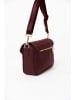 Anna Morellini Leren schoudertas "Stefanetta" bordeaux - (B)24 x (H)16 x (D)6,5 cm