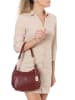 Anna Morellini Leren schoudertas "Savina" bordeaux - (B)24 x (H)17 x (D)10 cm