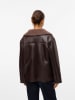 Vero Moda Kunstleren jas bruin