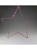 AM Design LED-Dekoleuchte ''Stern'' in Pink - (L)58 x (B)58 cm