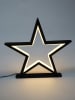 AM Design LED-Dekoleuchte ''Stern'' in Schwarz - (L)33 x (B)36 cm