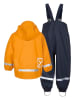 Didriksons 2-delige regenoutfit "Slaskeman" oranje/donkerblauw