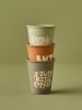 BELLA MAISON Kaffeebecher "Drink Espresso" in Grün - 100 ml