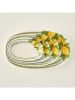 BELLA MAISON Servierplatte "Lemoncello" in Weiß/ Gelb/ Grün - (L)15 cm