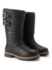 TRAVELIN' Leren boots "Dawson" zwart