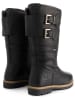 TRAVELIN' Leren boots "Dawson" zwart