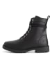TRAVELIN' Leder-Boots "Logstrup" in Schwarz