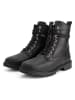 TRAVELIN' Leder-Boots "Logstrup" in Schwarz