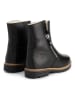 TRAVELIN' Leren boots zwart